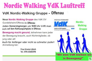 Symbolbild der VdK Noric Walkinggruppe