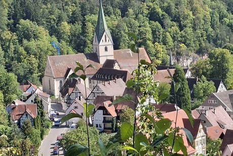 Ausblick nach Blaubeuren