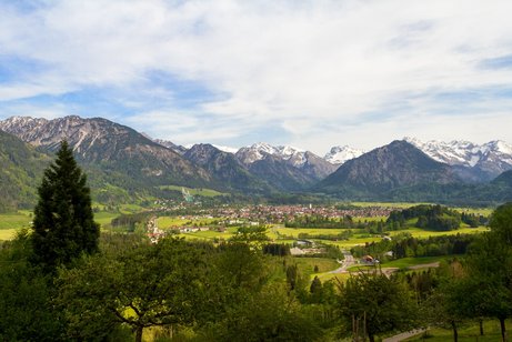 Oberstdorf und die Allg&auml;uer Alpen