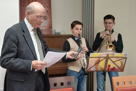 Anton und Leo Endres sorgten für die musikalische Untermalung Anton und Leo Endres sorgten für die musikalische Untermalung