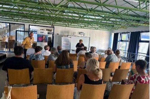 Impression vom Fachvortrag Bild des Publikums beim Fachvortrag