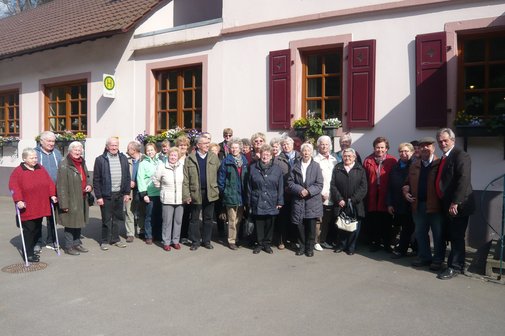 Teilnehmer am Ausflug nach Freinsheim Teilnehmer am Ausflug nach Freinsheim