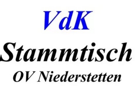 Schild VdK Stammtisch
