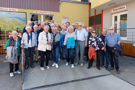 Ausflugs-Mitreisende des VdK Pfrondorf