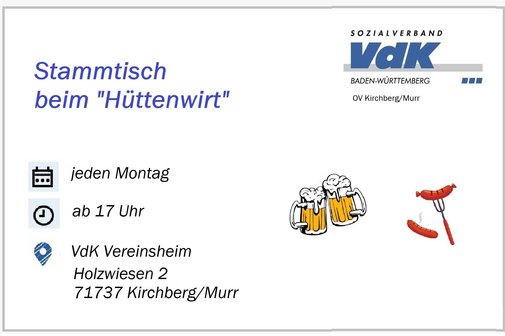 Symbolbild Stammtisch