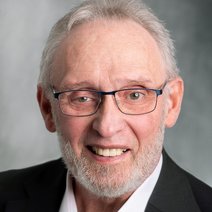 Mann mit grauen Kinnbart