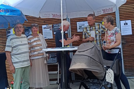 Infostand des VdK Ortsverband Gro&szlig;erlach