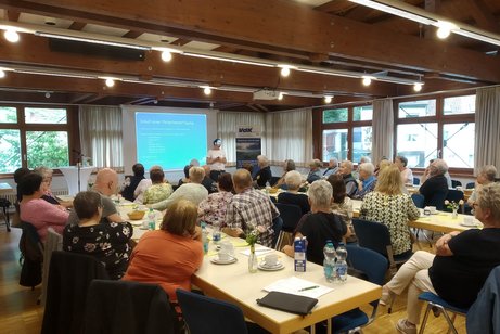 Zahlreiche Interessierte kamen zur Vortragsveranstaltung