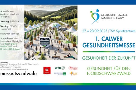 Plakat 1. Calwer Gesundheitsmesse