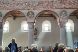 interessanter Vortrag unseres Reiseführers in der Kirche