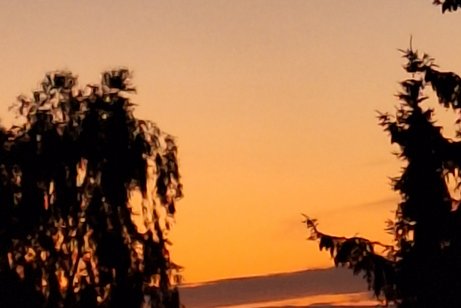 Ein ausgesprochen schönes Abendrot