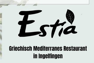 Bild mit Text, Estia Grichisches Mediteranes Restaurant