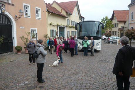 Teilnehmer am Ausflug nach Freinsheim