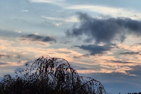 Diese Wolkenformation regt zum Nachdenken an
