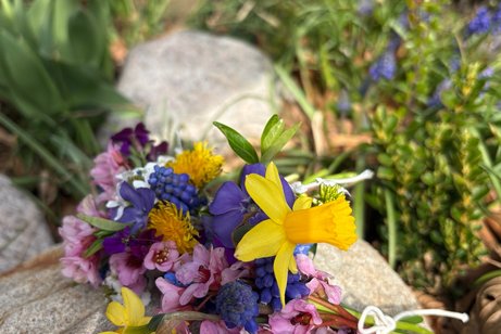 Blumenaragement der Natur