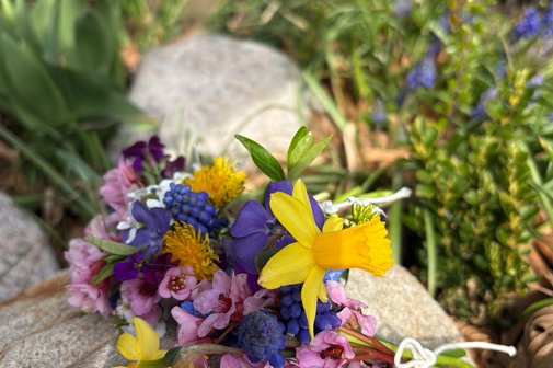 bKiss Blumenaragement der Natur