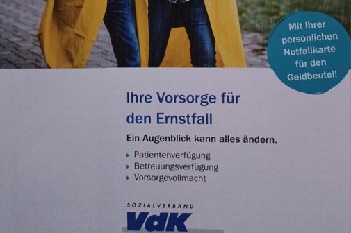 Vorsorge im Ernstfall