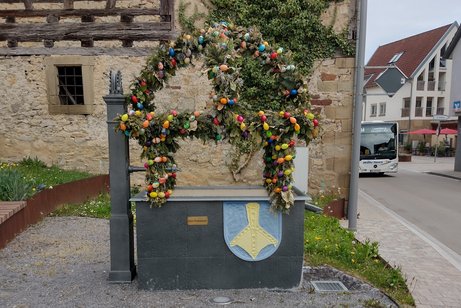 Osterschmuck in Flacht