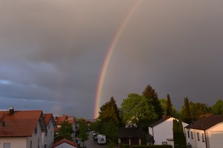 Regenbogen zuhause