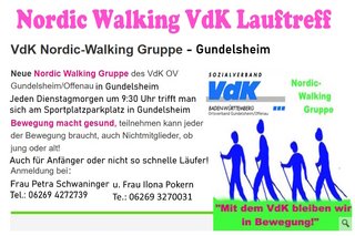Symbolbild der Nordic Walkinggruppe Gundelsheim