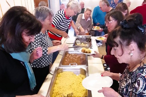 Mittagsbuffet bei der Weihnachtsfeier 2025 Mittagsbuffet bei der Weihnachtsfeier 2025