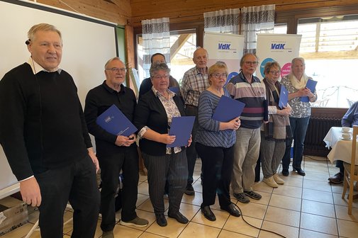 Der &bdquo;alte&ldquo; Kreisvorsitzende ehrt verdiente Ehrenamtliche