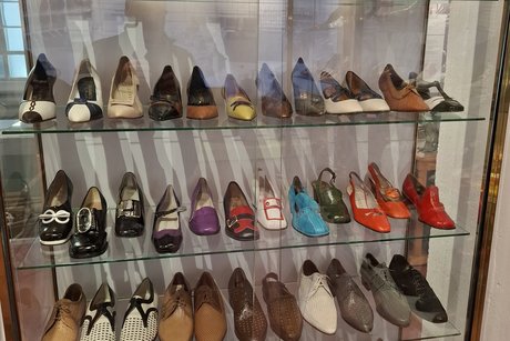 Impression Schuhe im Deutschen Schuhmuseum in Hauenstein