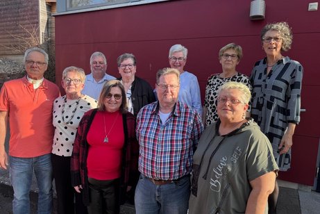 Neuer Vorstand des VdK Ortsverbands Ohrnberg (auf dem Bild fehlen Klaus Beyerbach und Eva Pfisterer)