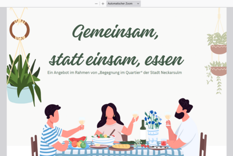 Einfaches Mittagessen im Rettercafe!