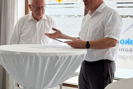 Schlüsselübergabe