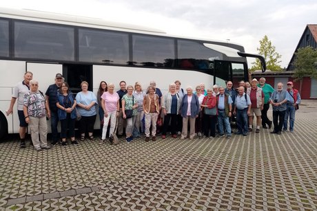 Ankunft von Bus 2 am Brombachsee