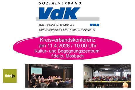 Kreisverbandskonferenz 2026 im Fideljo in Mosbach