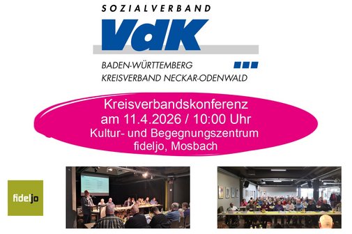 Kreisverbandskonferenz 2026 Kreisverbandskonferenz 2026 im Fideljo in Mosbach