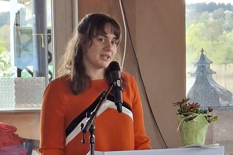 Cheyenne vom Cafe Brauchbar beim Gru&szlig;wort