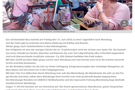 Tagesausflug nach Würtzburg