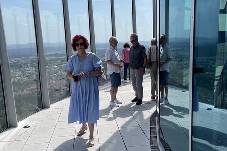 Besucherplattform auf 232 m Höhe