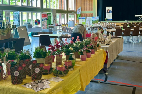 Eindr&uuml;cke vom Gesundheitstag - Blumenstand