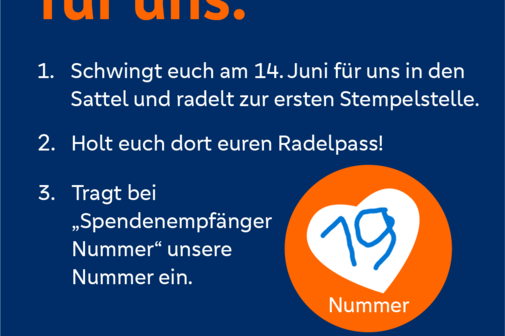 VBAO-- Radeln Logo VBAO - Radeln - Spendenempfängernummer 19