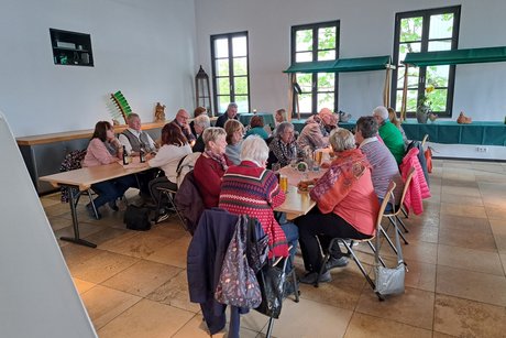 Abschlußessen im Brauhaus der Distelhäuser Brauerei