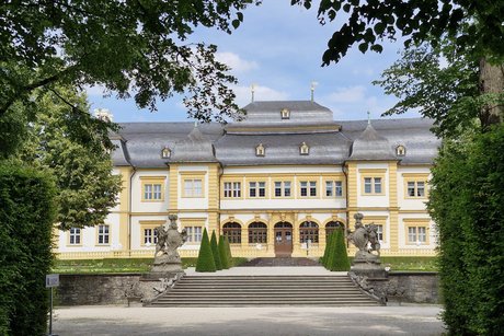 Blick auf Schloss Veitshöchheim