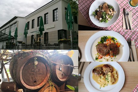 Abschlußessen im Brauhaus der Distelhäuser Brauerei