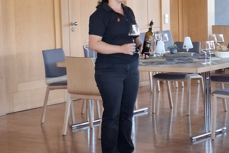 Weinprobe, wir werden allumfassend zum Weinanbau und Weinsorten informiert