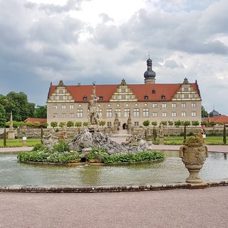 Schloss von Weikersheim mit Park