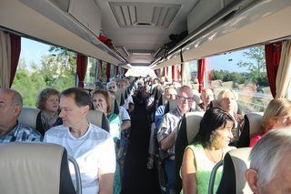 Fahrt nach Bad Wörishofen im voll bestetzen Bus