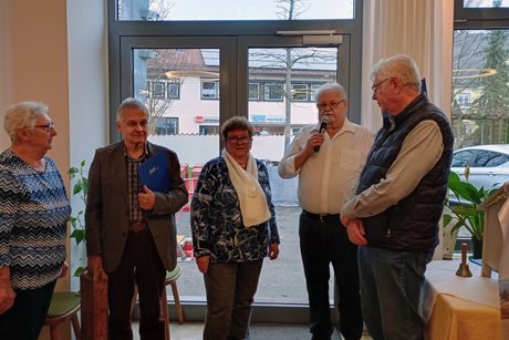 Bernd R&uuml;sch + Gerhard Ro&szlig;manith - Auszeichnung mit Goldener Verdienstnadel VdK Landesverband Baden-W&uuml;rttemberg