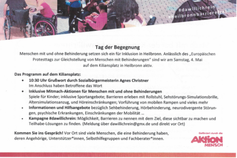 Text Tag der Begegnung