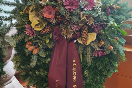 Kranz des Ortsverbands Althengstett Gechingen