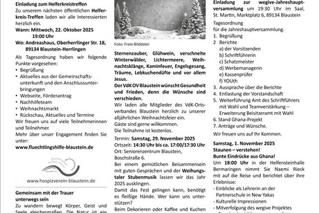 Anmeldung erbeten