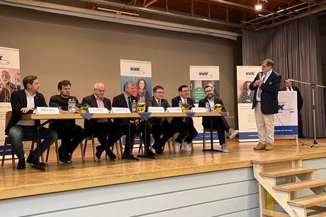 Eröffnung der Gesundheitstage Main-Tauber-Kreis Teilnehmer der Podiumsdisussion