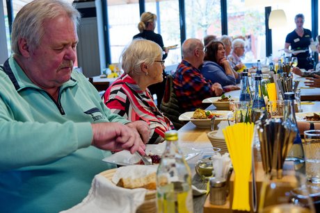Das Essen ist serviert.